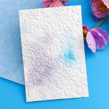 Șablon 3D de embosare pentru texturi DIY – pentru scrapbooking, 105 g