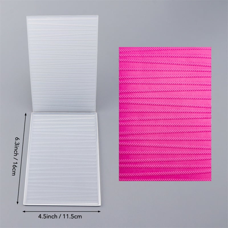 Șablon 3D de embosare pentru texturi DIY – pentru scrapbooking, 105 g