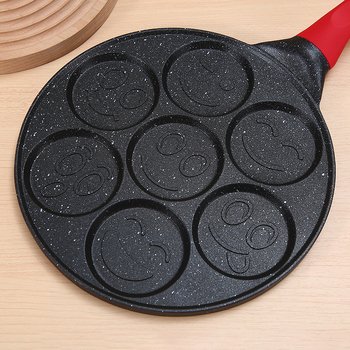 Тиган за омлети, алуминиев сплав, незалепващо покритие, едно дъно, съвместим с универсални котлони — Hongning