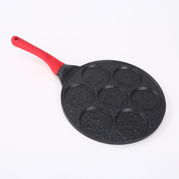 Тиган за омлети, алуминиев сплав, незалепващо покритие, едно дъно, съвместим с универсални котлони — Hongning