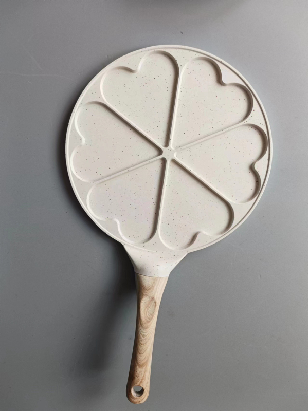 Тиган за омлети, алуминиев сплав, незалепващо покритие, едно дъно, съвместим с универсални котлони — Hongning