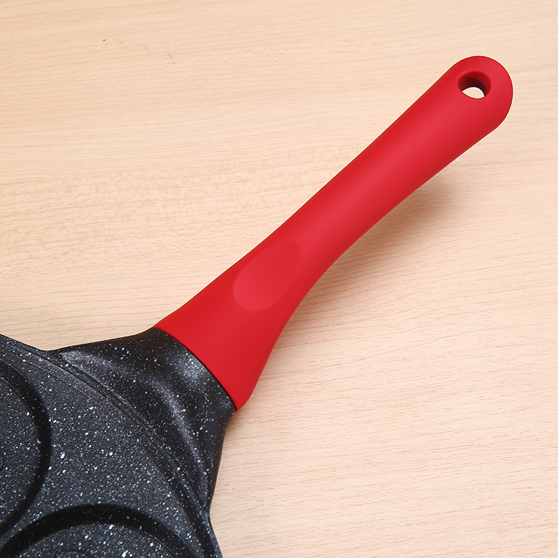 Тиган за омлети, алуминиев сплав, незалепващо покритие, едно дъно, съвместим с универсални котлони — Hongning