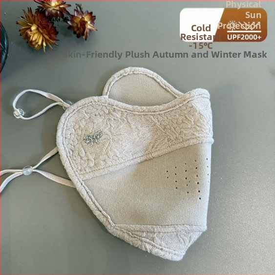 Teplá maska na tvár, zmes polyesteru a bavlny, ušné slučky, prachová ochrana, potlač loga