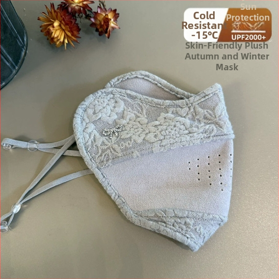 Teplá maska na tvár, zmes polyesteru a bavlny, ušné slučky, prachová ochrana, potlač loga