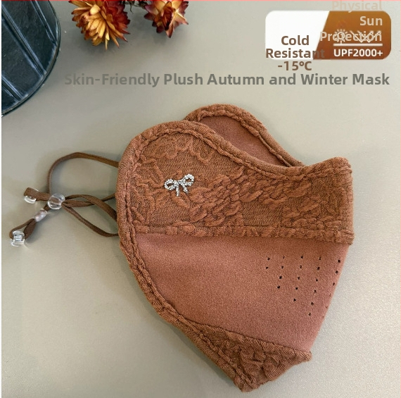 Teplá maska na tvár, zmes polyesteru a bavlny, ušné slučky, prachová ochrana, potlač loga