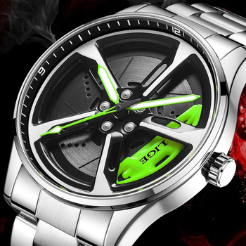 Pánske quartz hodinky s okrúhlym ciferníkom 43 mm, náramok z nehrdzavejúcej ocele, vodotesnosť 30 m, spona motýľová s dvojitým stlačením