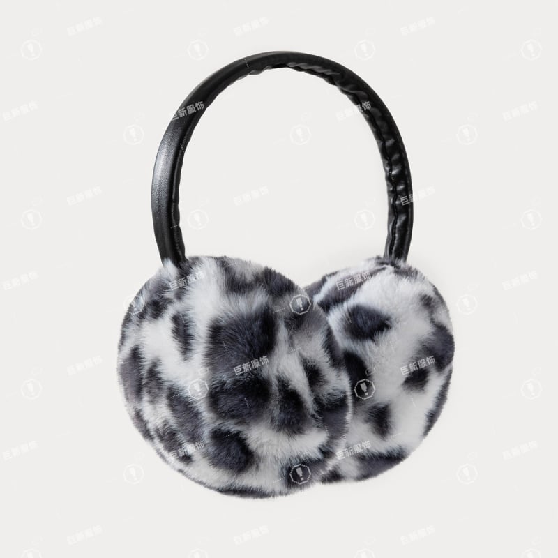 Leopardo odos ausų šildytuvai, žiemai šiluma, unisex, lauko naudojimui