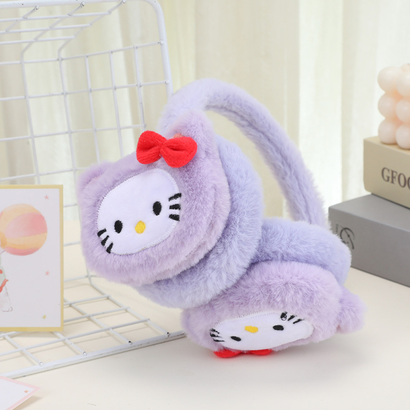 My Melody villasedern ausse ja kaelakang – talvised karikatüüri termilised aksessuaarid