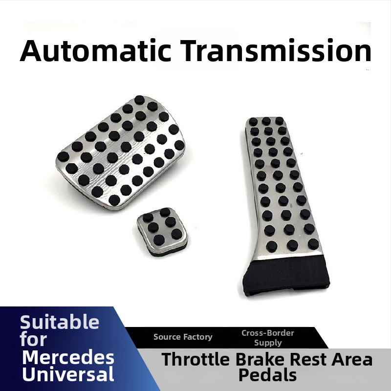 Cardimanson pedálová súprava z nerezovej ocele pre Mercedes-Benz C triedu, E triedu, GLC, GLK, CLS, GLE a S triedu (automatická prevodovka)