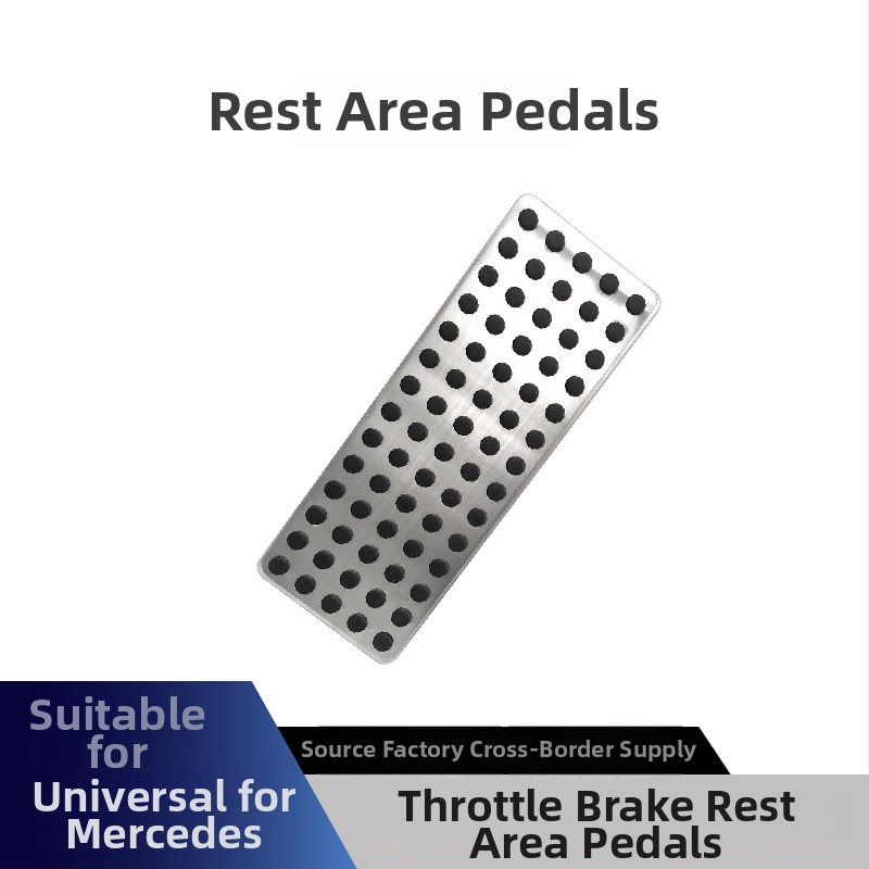 Cardimanson pedálová súprava z nerezovej ocele pre Mercedes-Benz C triedu, E triedu, GLC, GLK, CLS, GLE a S triedu (automatická prevodovka)