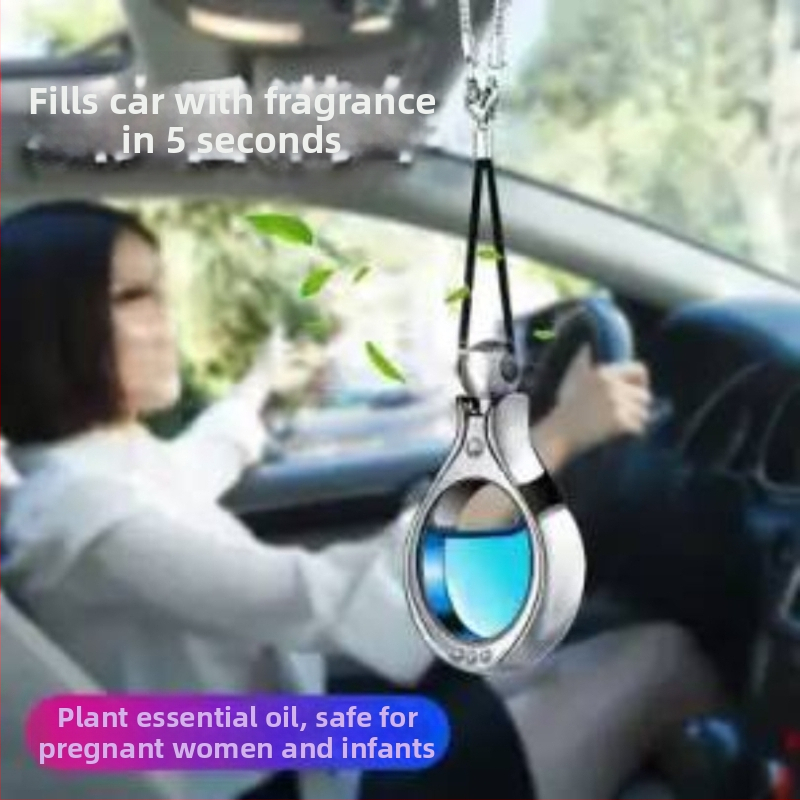 Automašīnas iekšējais karājas aromatizators pie aizmugures spoguļa, formaldehīda noņemšana, aromāts Floral Fougere, iztvaikošanas ilgums 1–15 dienas, pielāgojama, preces nr. 05Z042545H9309