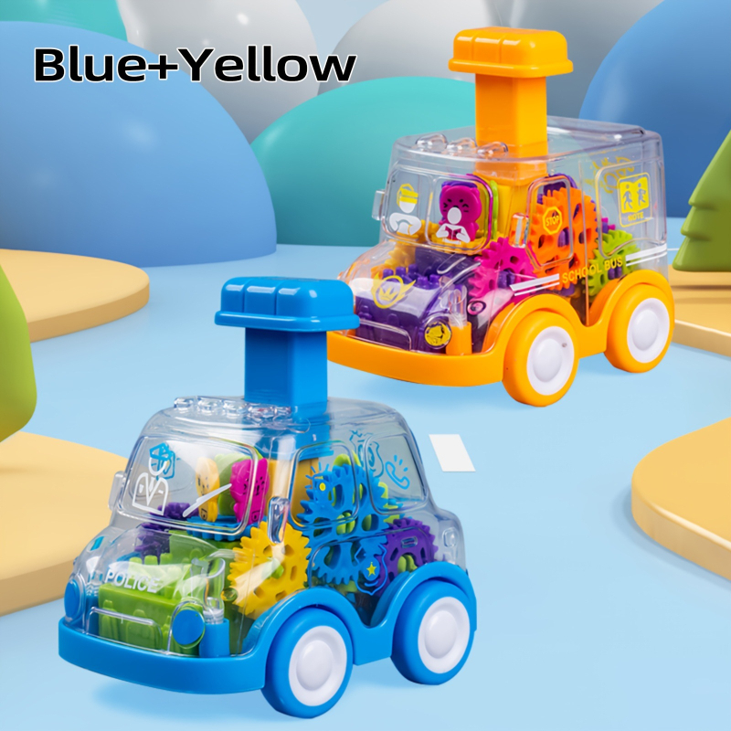 Детска дърпач кола с инерционен механизъм за отскок, животински дизайн, велурен плат и пълнеж от пяна, за деца 0–3 години