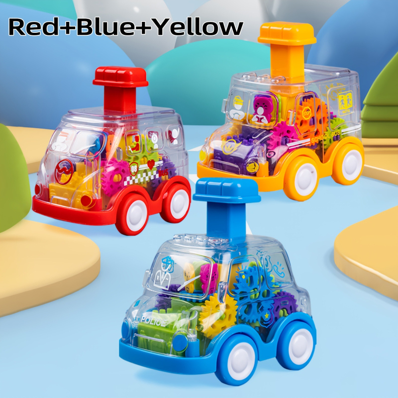 Детска дърпач кола с инерционен механизъм за отскок, животински дизайн, велурен плат и пълнеж от пяна, за деца 0–3 години