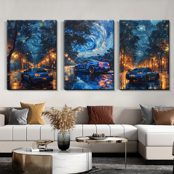 Абстрактна картина за стена – без рамка, маслена картина върху платно, модерен минимализъм, подходяща за всекидневна, спалня и кабинет