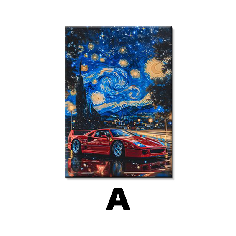 Абстрактна картина за стена – без рамка, маслена картина върху платно, модерен минимализъм, подходяща за всекидневна, спалня и кабинет