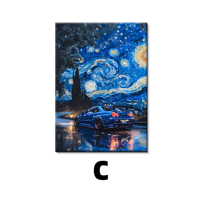 Абстрактна картина за стена – без рамка, маслена картина върху платно, модерен минимализъм, подходяща за всекидневна, спалня и кабинет