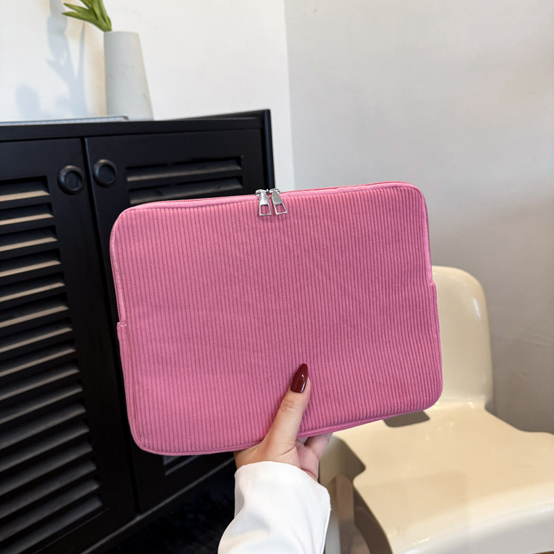 Zamatová kabelka do ruky, mestský jednoduchý štýl, obdĺžnikový tvar, zipsové otvorenie, vnútorné vrecko na telefón