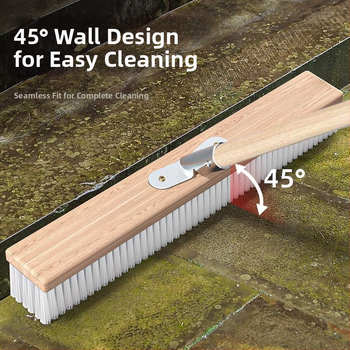 Podlahová kefа s kovovým telom; na mieru vyrobené pre cezhraničný predaj; nie je dovoz