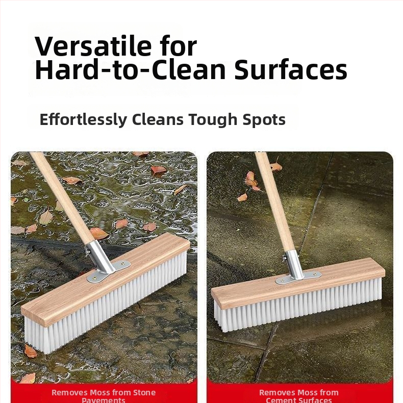 Podlahová kefа s kovovým telom; na mieru vyrobené pre cezhraničný predaj; nie je dovoz