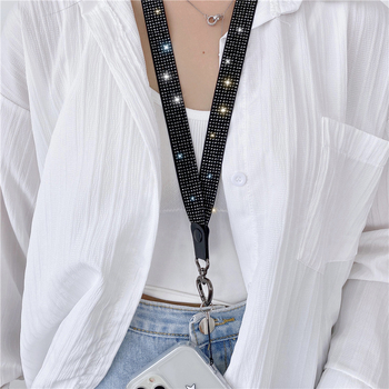 Ručne vyrobený nylonový popruh na mobilný telefón s kovovou sponou, štýl pre pár