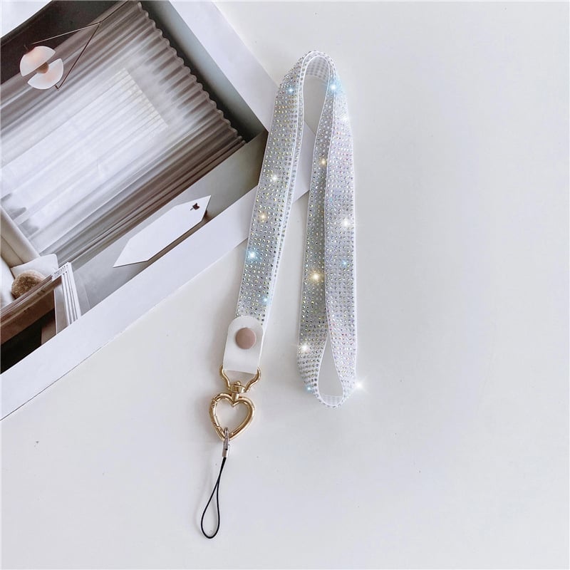 Ručne vyrobený nylonový popruh na mobilný telefón s kovovou sponou, štýl pre pár