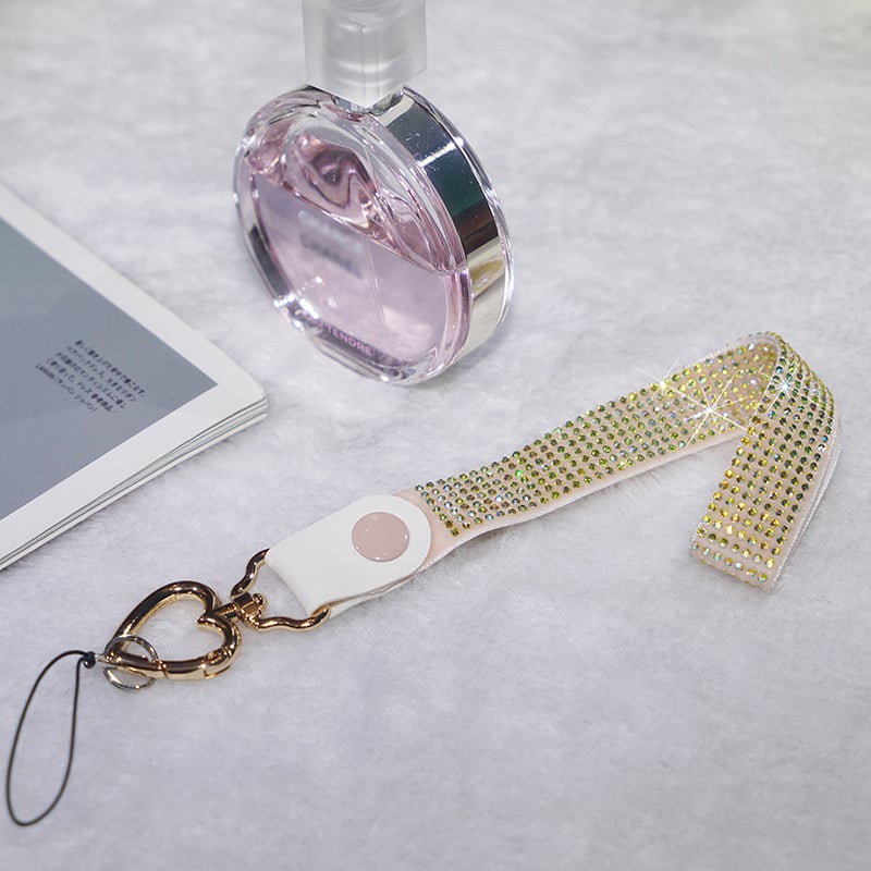 Ručne vyrobený nylonový popruh na mobilný telefón s kovovou sponou, štýl pre pár