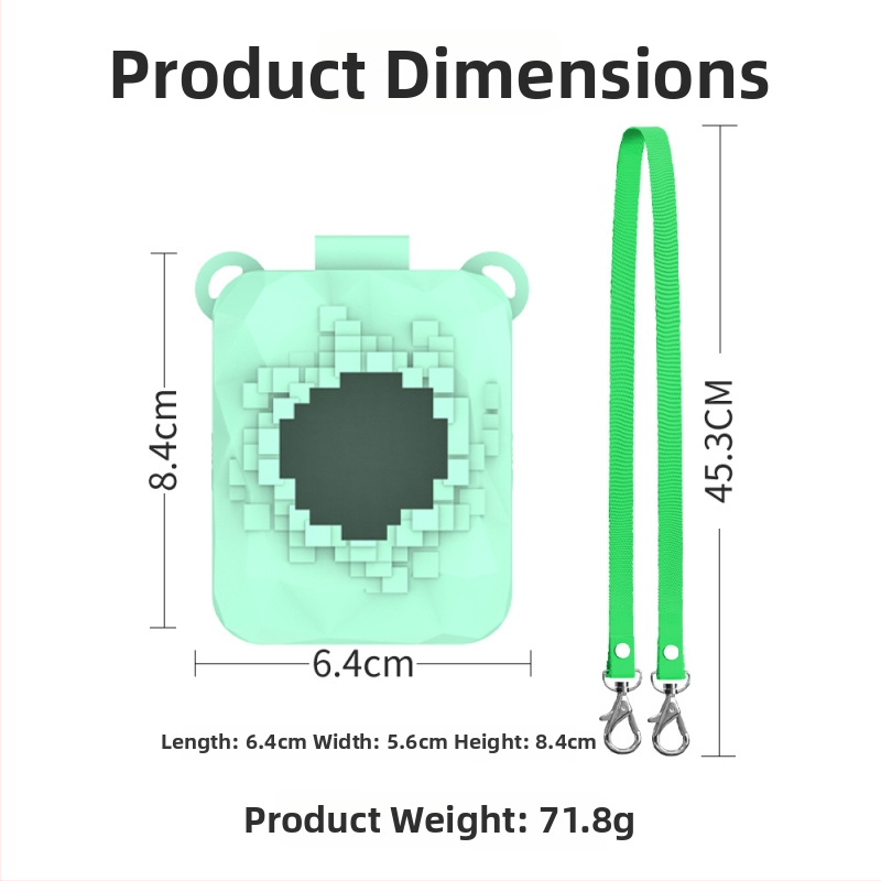 Silīkoniska aizsargkārta Bitzee Magicals Digital Pet Magic Edition konsolai – aizsardzība pret kritieniem, pretslīdēšana un putekļiem.