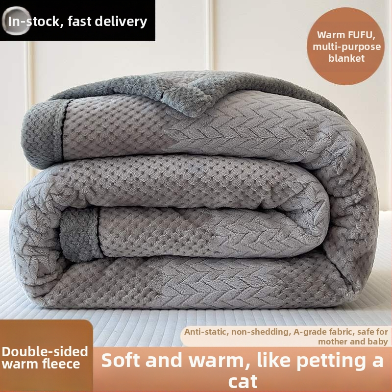 Deka z mliekového velúru, nordický štýl, polyesterové vlákno, pod 300 g, všetky ročné obdobia