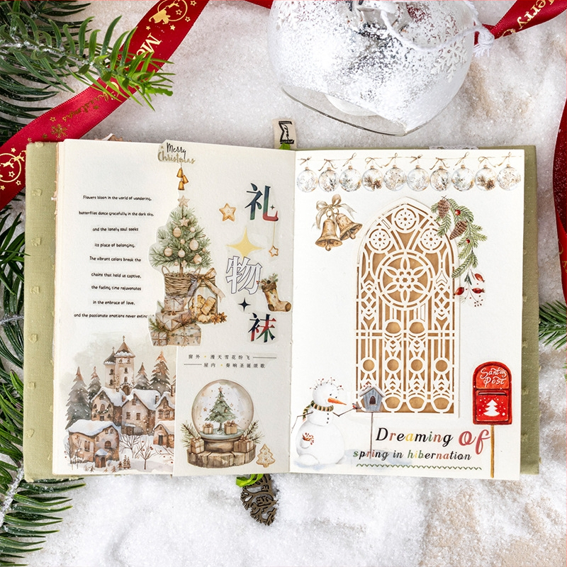 Tomato Sauce Girl Kalėdinė tema PVC transfer lipdukai planuotojams — Medžiaga PVC, Stilius Kalėdinis, Technika Spausdinimas