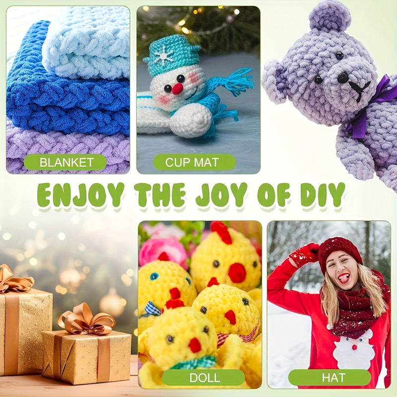 4-струнна млечна памучна прежда топка за плетене на ръка и плетене с кука — DIY комплект за материали за играчки, творчески домашен стил