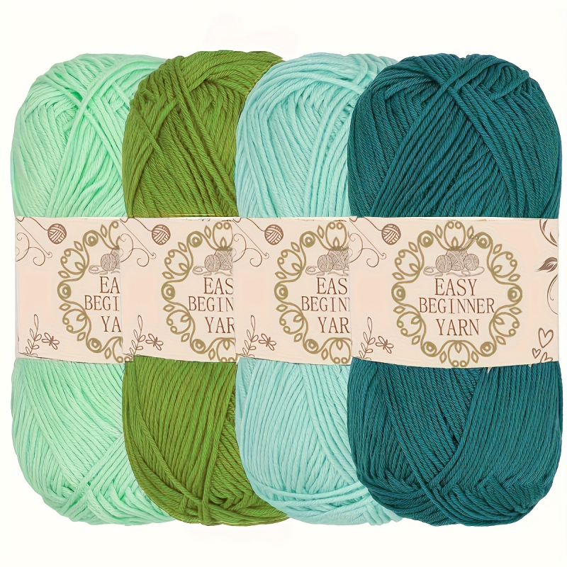 4-струнна млечна памучна прежда топка за плетене на ръка и плетене с кука — DIY комплект за материали за играчки, творчески домашен стил