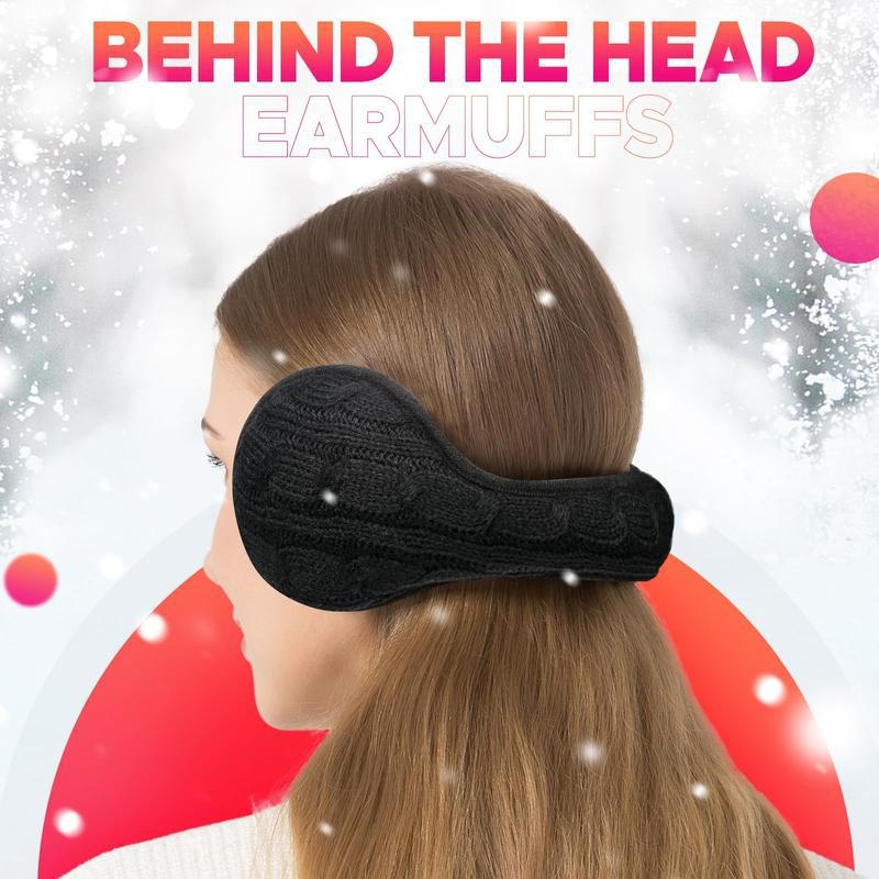 Pánske pletené ušné ochranné pomôžky — Mäkké, Základný/Moderný štýl, Jar 2025