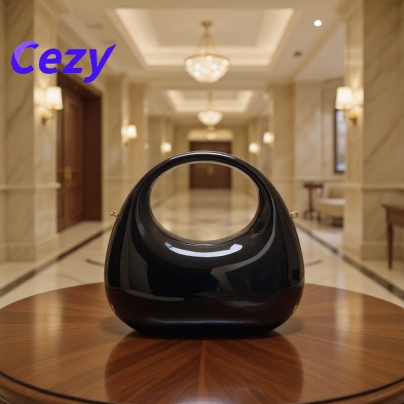 Akrylová večerná taška pre známe osobnosti, valcovitého tvaru, magnetické zapínanie, trojrozmerná vonkajšia taška, vrecko na dokumenty