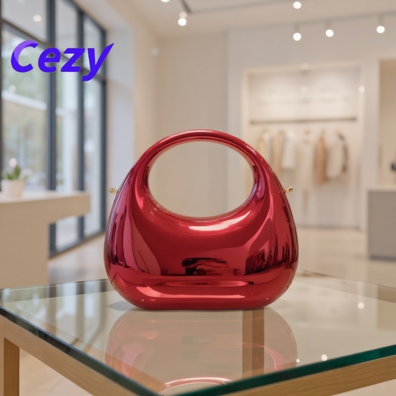 Akrylová večerná taška pre známe osobnosti, valcovitého tvaru, magnetické zapínanie, trojrozmerná vonkajšia taška, vrecko na dokumenty