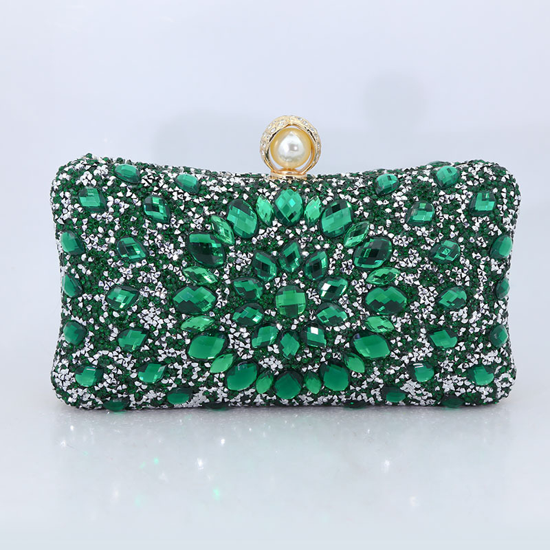 Geantă clutch de seară din poliester, stil pătrat mic, siluetă orizontală pătrată, închidere cu capac, buzunar pentru telefon în interior