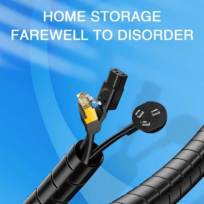 Organizér káblov na stole v tvare trubice – priestorovo úsporné spravovanie káblov, plastové telo so sklenenou vložkou, kód JD601099577010164, zimné 2025 vydanie