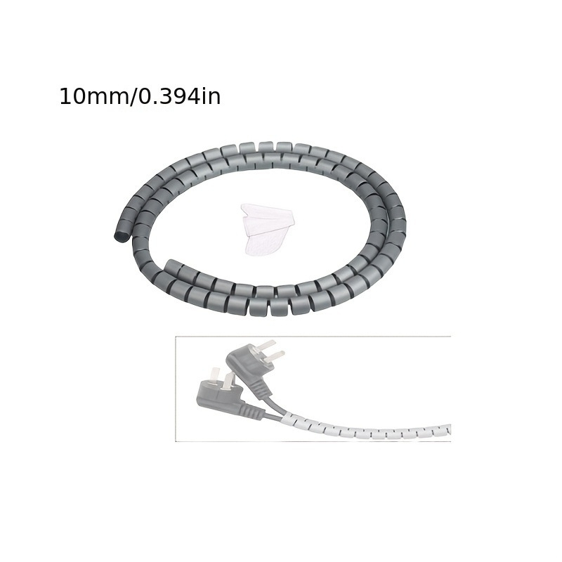 Organizér káblov na stole v tvare trubice – priestorovo úsporné spravovanie káblov, plastové telo so sklenenou vložkou, kód JD601099577010164, zimné 2025 vydanie