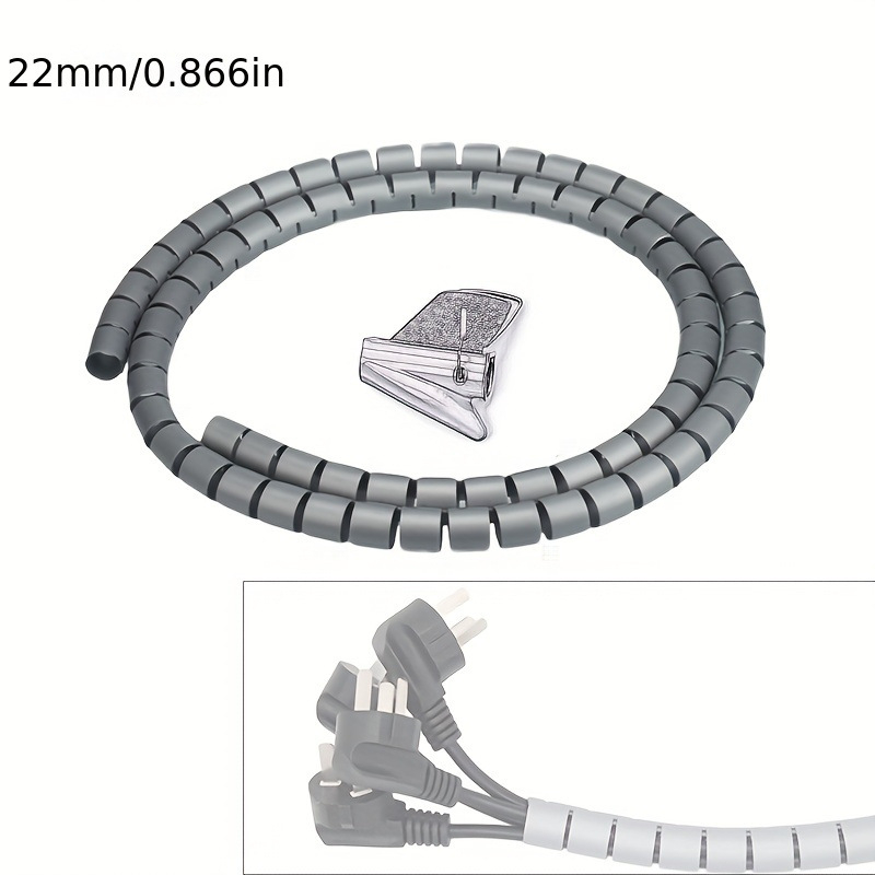Organizér káblov na stole v tvare trubice – priestorovo úsporné spravovanie káblov, plastové telo so sklenenou vložkou, kód JD601099577010164, zimné 2025 vydanie