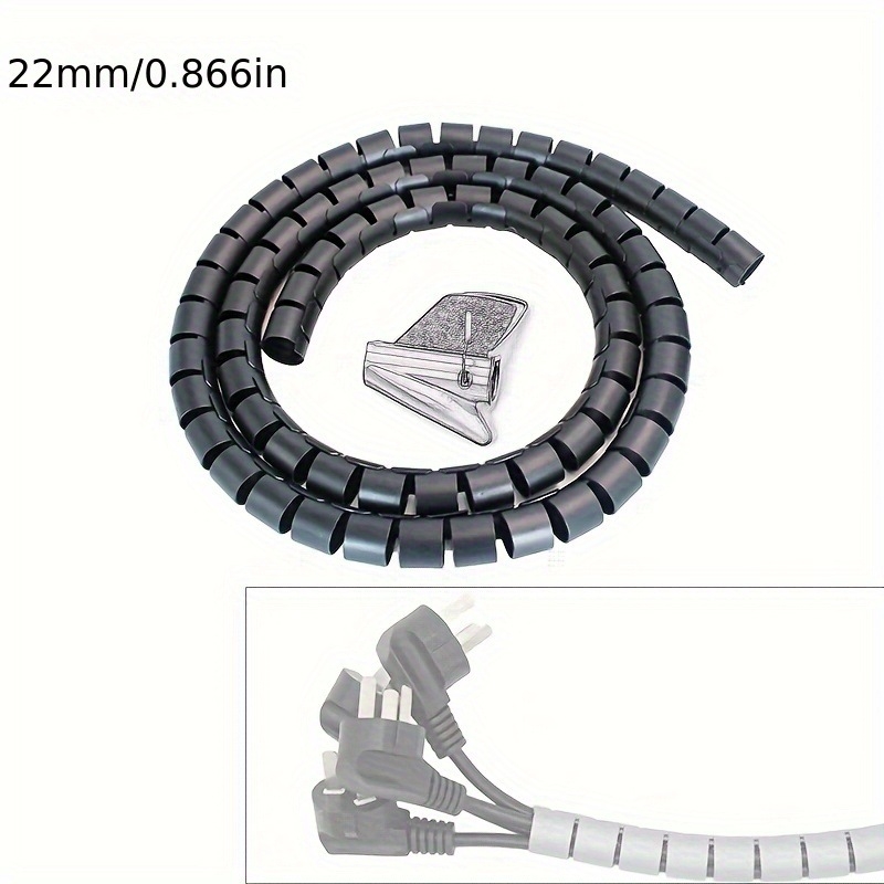 Organizér káblov na stole v tvare trubice – priestorovo úsporné spravovanie káblov, plastové telo so sklenenou vložkou, kód JD601099577010164, zimné 2025 vydanie