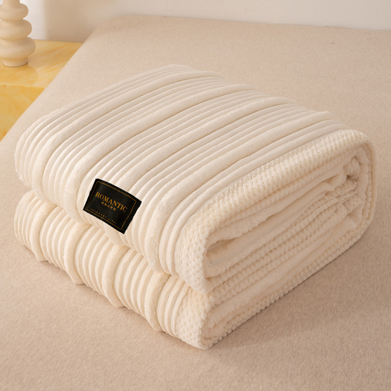 Deka z mliečneho fleecu, na všetky ročné obdobia, moderný minimalistický štýl, jednobarevný alebo geometrický vzor, syntetické vlákna