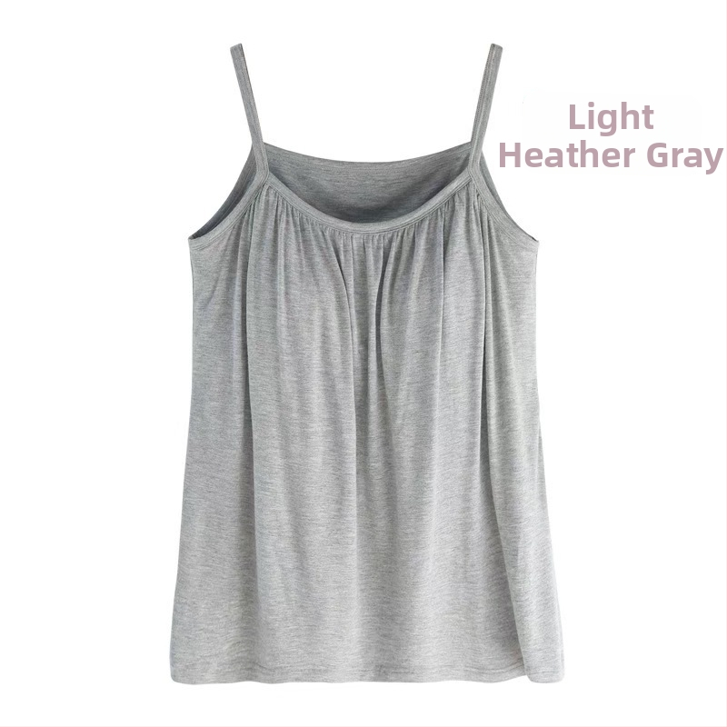 Dámsky tielko s ramienkami, zmes modal-viskóza, vysoká elasticita, bežná dĺžka