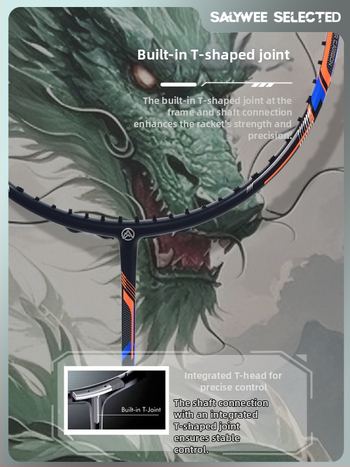 ALPSPORT bedmintonová raketa s rámom z karbónových vlákien, hmotnosť 80–84 g, dĺžka 68 cm, typ rakety: priamy úder, spracovanie a prispôsobenie k dispozícii