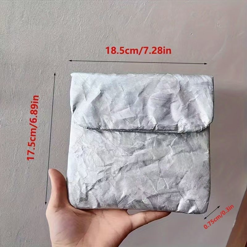 Organizér dokumentov z Dupont papiera s magnetickým uzáverom, vodeodolný, prenosný, tlač loga k dispozícii, 1 priehradka, vhodný ako firemný dar