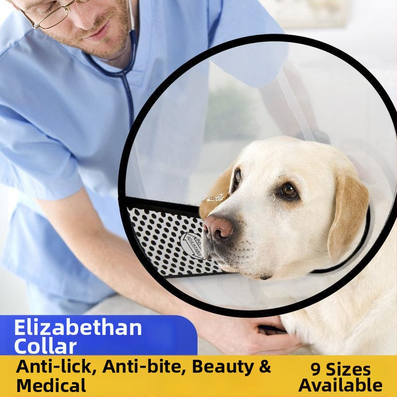 Ochranný štít psa na olizovanie a kŕmenie – umelá koža; všeobecné použitie; celoročné