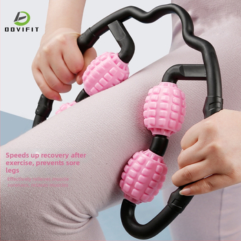 Dudli joga masáž na nohy – štvorkolový valec na formovanie lýt, domáce použitie