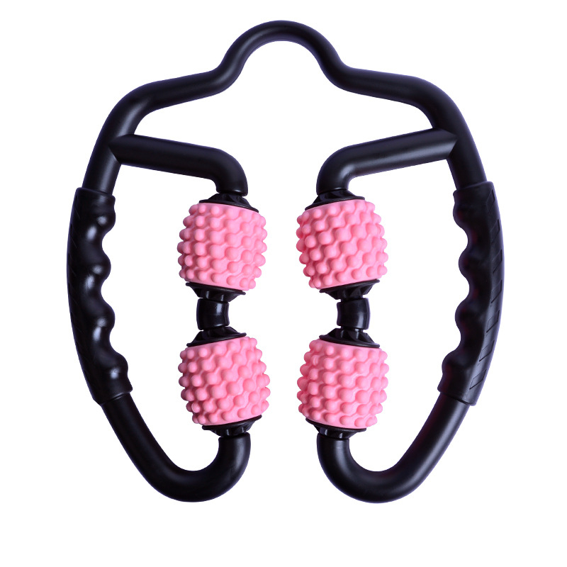 Masaj Yoga pentru picioare – role cu patru roți pentru modelarea gambelor, utilizare acasă, Dudli