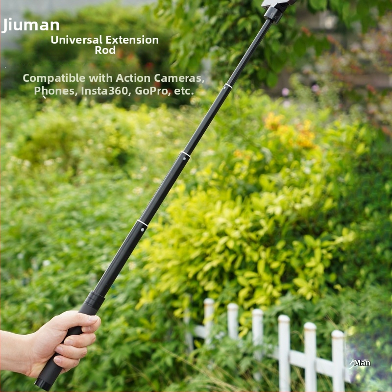 Selfie tyč so stabilizátorom gimbal – teleskopický predĺžovací rameno pre mobilný telefón a akčnú kameru (Bez diaľkového ovládača)