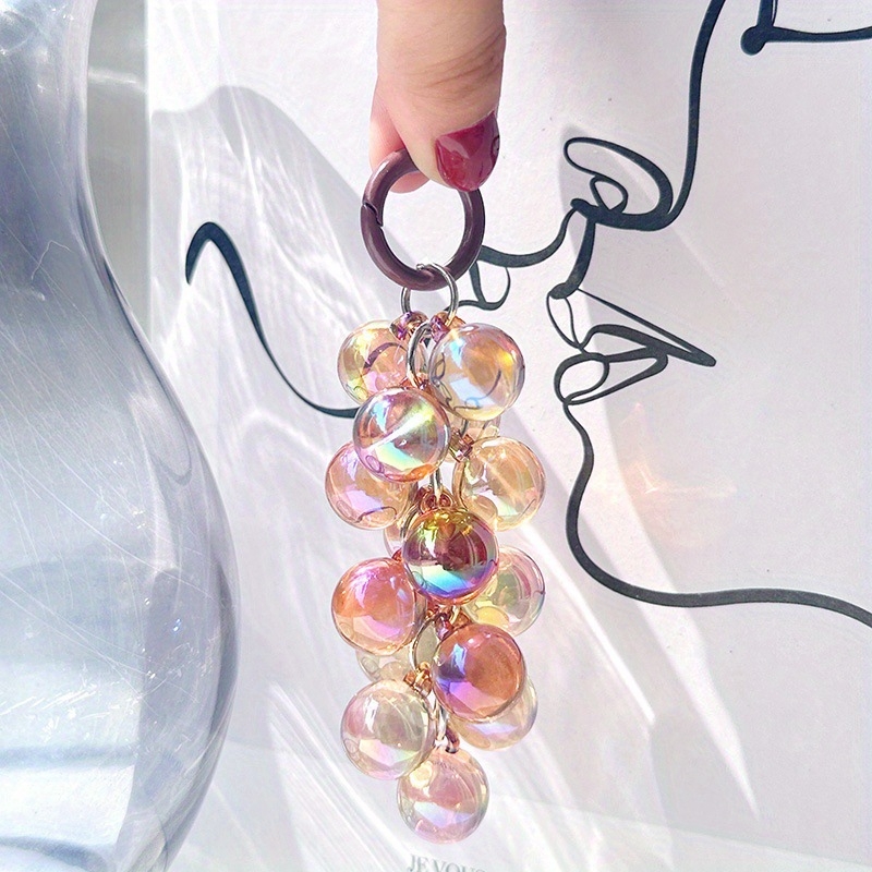 Телефонен синджир с мъниста, гроздов клъстер дизайн (JD601099527150985, Категория: висящ етикет, Продуктова категория: реквизити за декорация на места, IP разрешение: Няма)