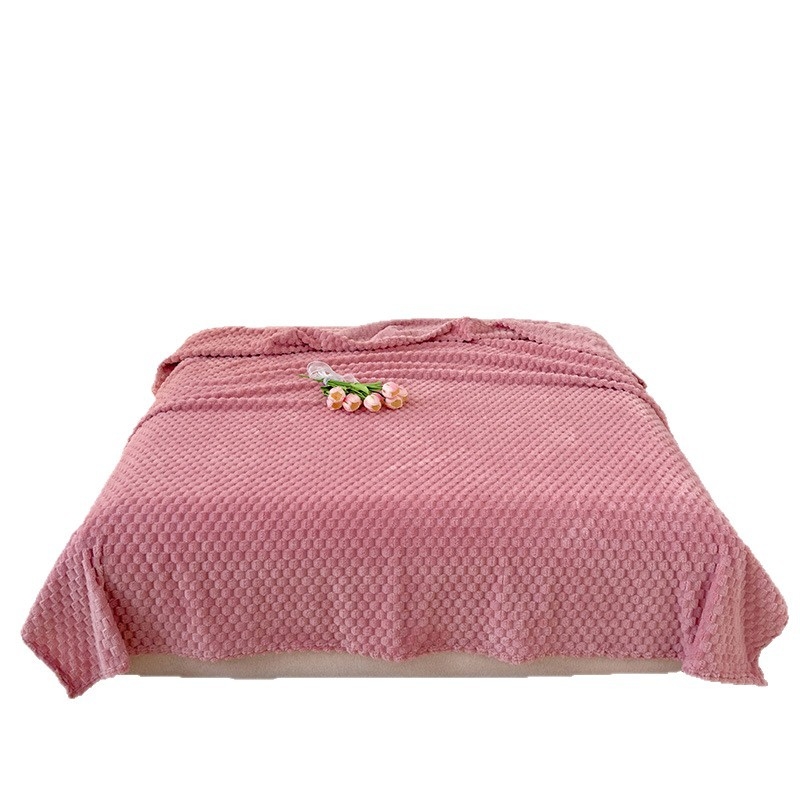 Velúr prikrývka pre sedačku, hrubá a teplá, štyri ročné obdobia, moderný minimalistický štýl (hmotnosť 1500 g, jar a jeseň, jednofarebný vzor)