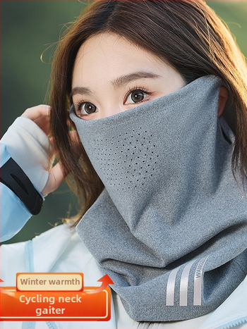 Jazdecká/lyžiarska maska na tvár, priedušná, vetruodolná, teplá, unisex, nylon, Prince Lulu, K6001-050